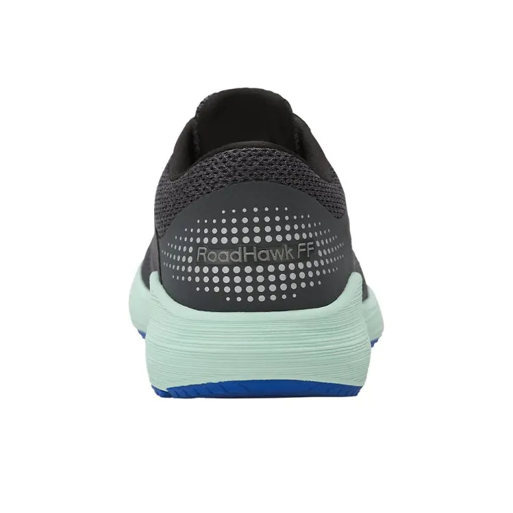 Asics Roadhawk Ff Durable Breathable Low-Top Running Shoes Women's Graphite Gray Mint Green-4