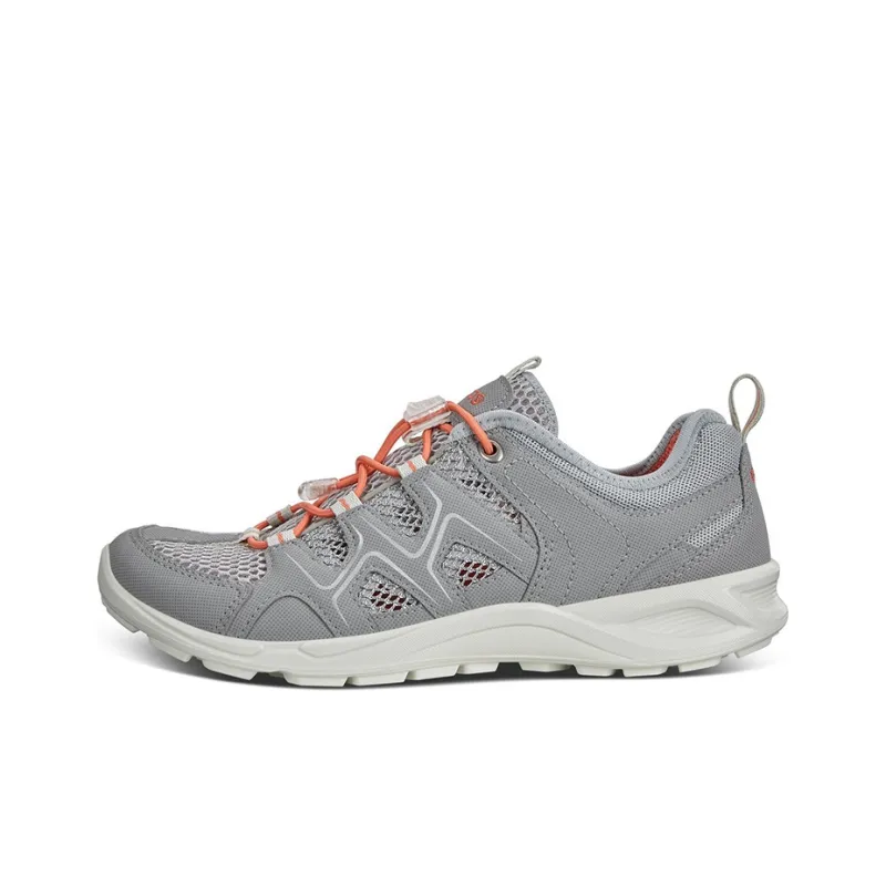 Ecco Terracruise Lt Cushioned Slip Resistant Reflective Low Top Trekking Shoes Women's Gray-0