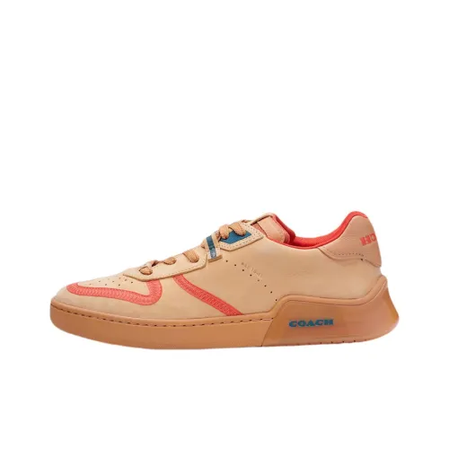 COACH CitySole Skateboard Shoes Men Low-Top Flesh Pink