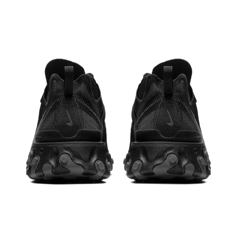 Nike React Element 55 Triple Black-4
