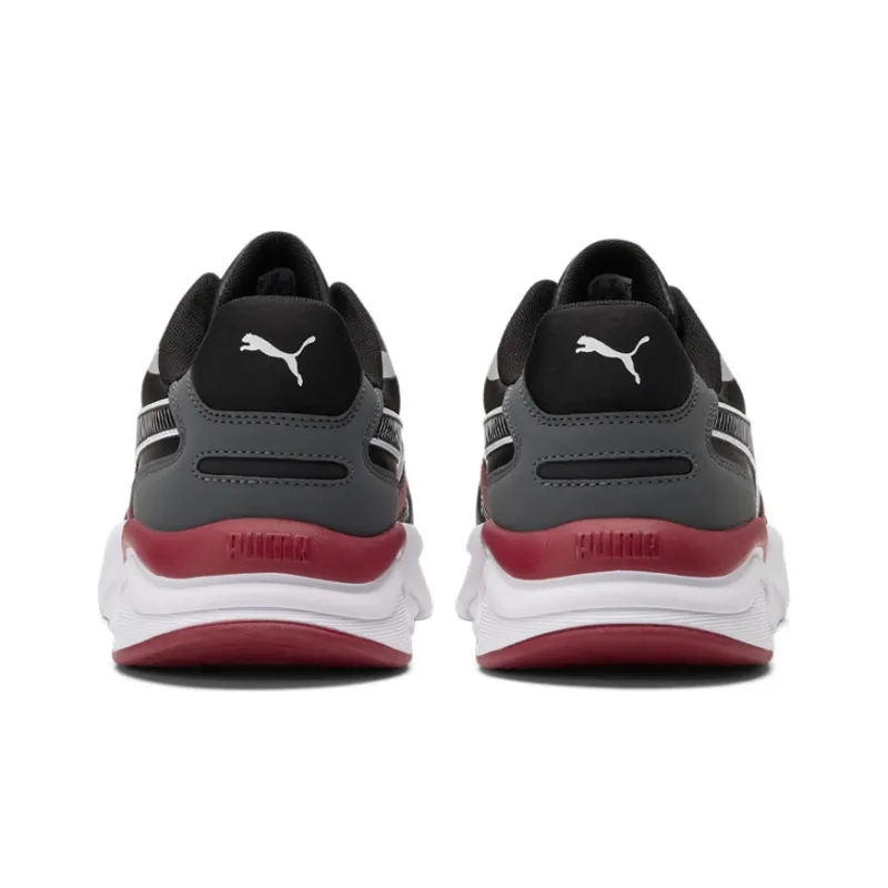 PUMA X-Ray Millenium Wear-Resistant Low-Top Casual Shoes Unisex Black Red White-3