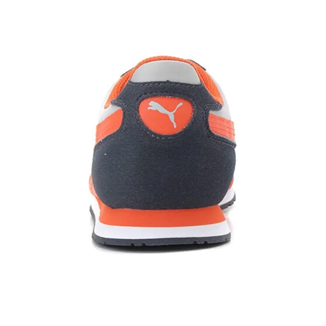 PUMA Cabana Racer Running Shoes Unisex Low-Top Gray/Black/Orange-3