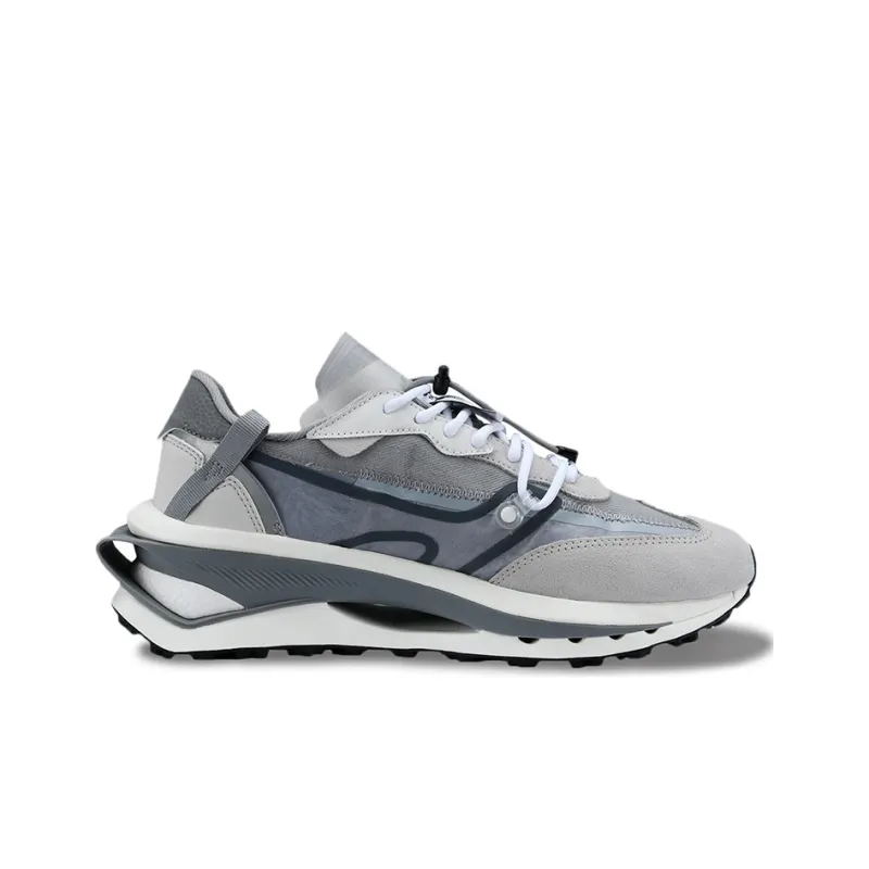 LiNing Fangyuan Premium Anti Slip Wear Resistant Low Top Casual Shoes Men's Antarctic Gray Color-1