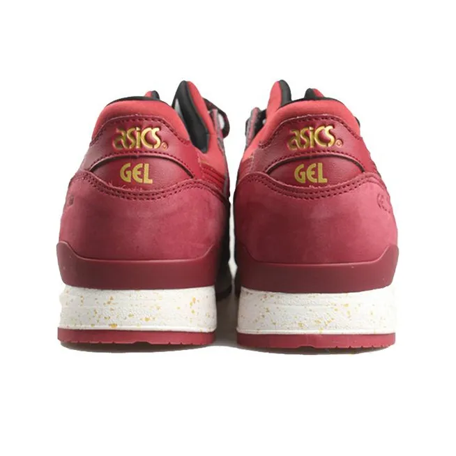Asics Gel Lyte Iii Burgundy Speckled Midsole Women's-3