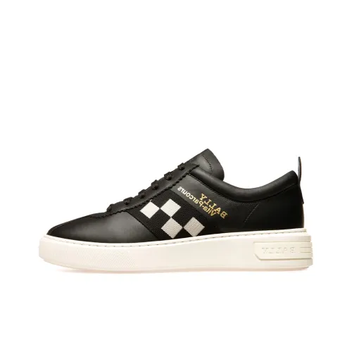 BALLY Skateboard Shoes Men Low-Top Black