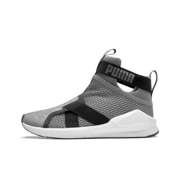 PUMA Fierce Strap High-Top Running Shoes Women's Gray