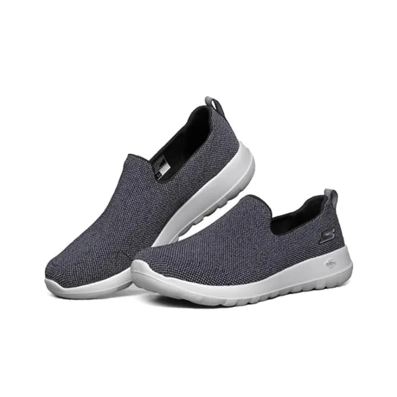 Skechers GO WALK Max Casual Shoes Men Low Top Black/Gray-2