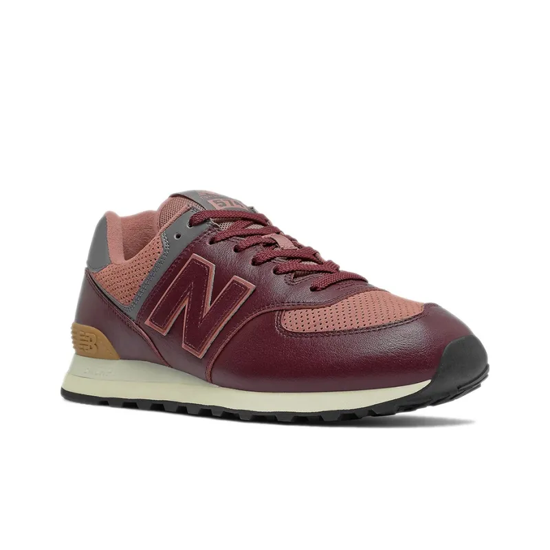 New Balance 574 Burgundy Grey-2