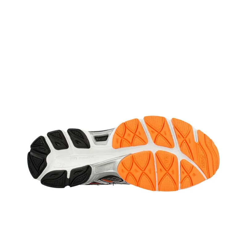 Asics Gel-Cumulus 16 Durable Breathable Lightweight Low-Top Running Shoes Men's Black Orange-3