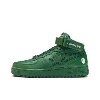 A BATHING APE STA Skateboard Shoes Men's Green