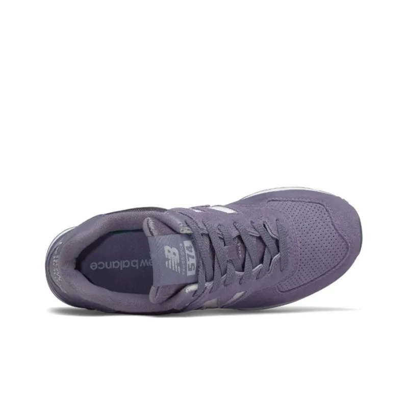 New Balance 574 For Grey/Purple Women's-2