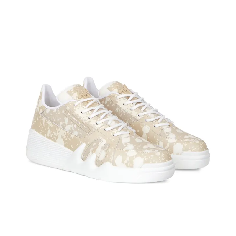 Giuseppe Zanotti/GZ Talon Cushioning, Slip Resistant, Lightweight, Height Enhancing Low Top Casual Shoes Men's Beige-1