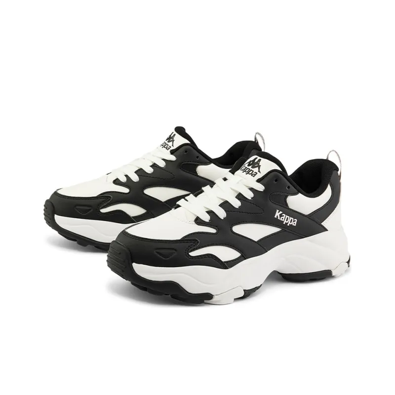 Kappa Abrasion Resistant Low Top Running Shoes Women's Korean White Vintage, Comfortable-2