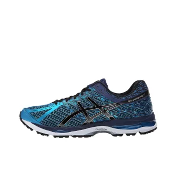 Asics Gel-Cumulus 17 Breathable Low-Top Running Shoes Men's Blue Black