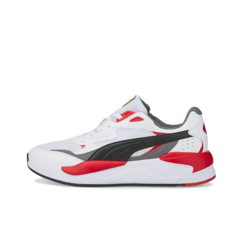 PUMA Scuderia Ferrari Casual Shoes Men Low-Top White/Red/Black/Gray