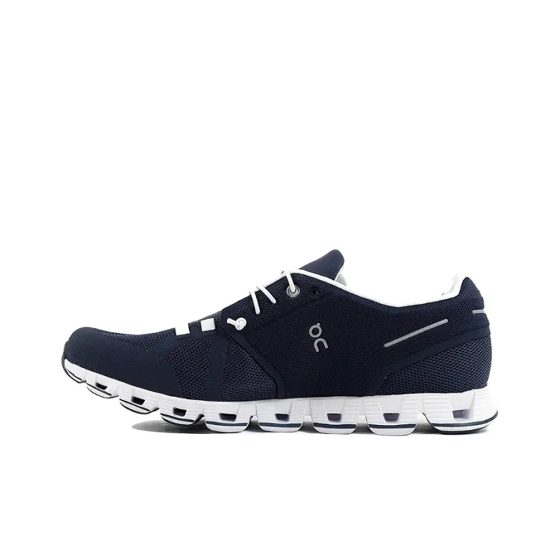 On Cloud In Navy Cloud Low Top Running Shoes Men's Marine Blue-0