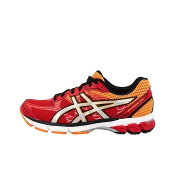 Asics Wear-Resistant Low-Top Running Shoes Men's Red