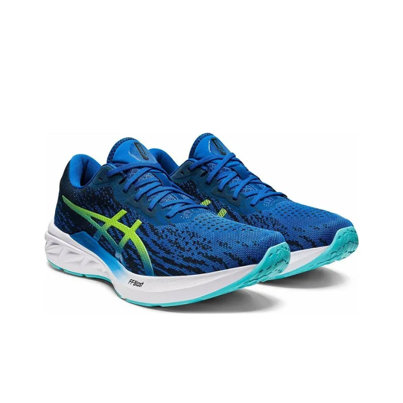 Asics Dynablast 2 Wear Resistant Low Top Running Shoes Men's Azure Blue-2