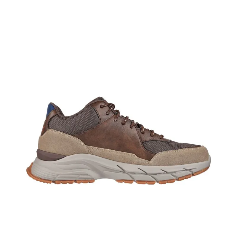 Skechers ARCH FIT BAXTER Cushioning Anti-Slip And Wear-Resistant Low-Top Casual Shoes Men's Brown-1