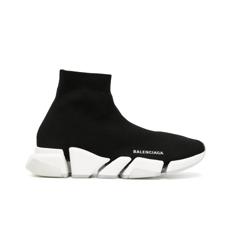 Balenciaga Speed 2.0 Trainers 'Rib-Knit Black'-1