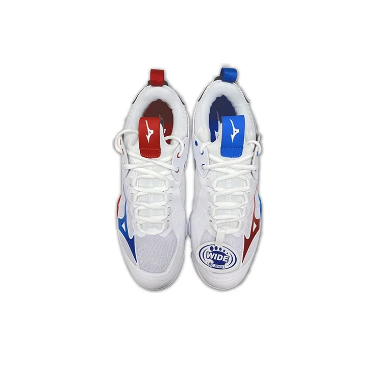 Mizuno Wave Claw Neo 'White Blue Red'-2