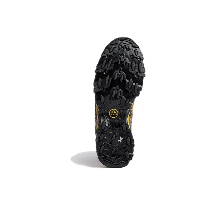 La Sportiva x Zegna Ultra Raptor Low-Top Running Shoes Men's Black Yellow-4