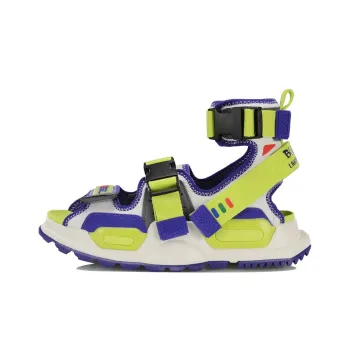 WANJUZONGDONGYUAN x LiNing Reburn Beach Sandals Men's White Green