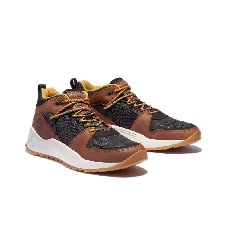 Timberland Solar Wave Running Shoes Men Mid-Top Black/Brown-2