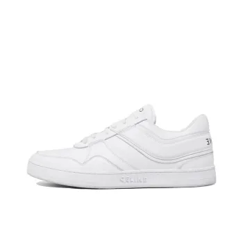 CELINE Trainer Low Top Stylish Skateboarding Shoes Men's Neon White