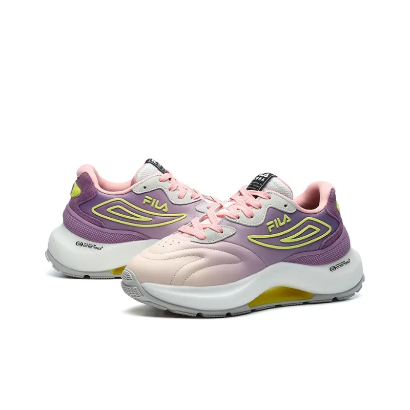 FILA Flusso Icona Low Top Casual Shoes Women's Purple Pink-3