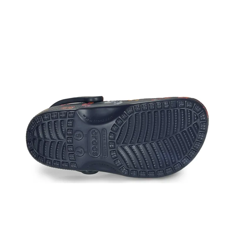 Crocs Classic Vacay Vibes Butterfly Clogs 'Navy Multi'-6