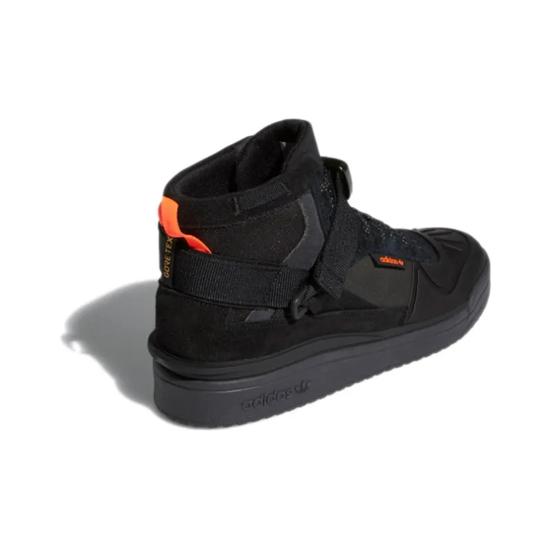 Adidas Originals Forum Hi Gtx Core Black Solar Red-3