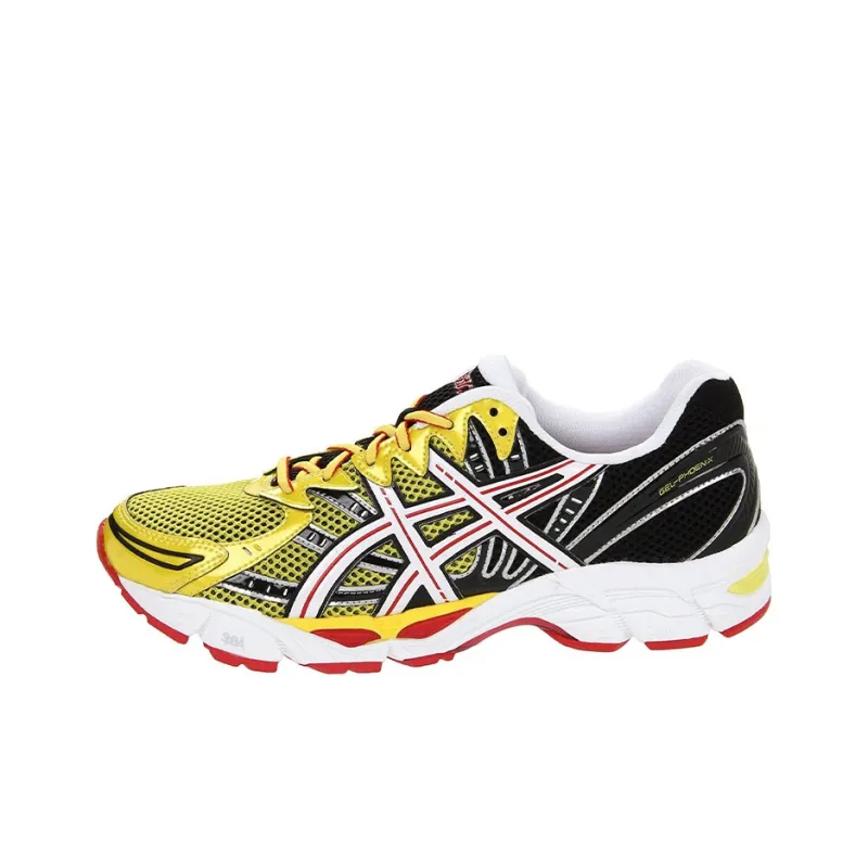 Asics Gel-phoenix 9 Wear-Resistant Low-Top Running Shoes Men's Yellow Black-0