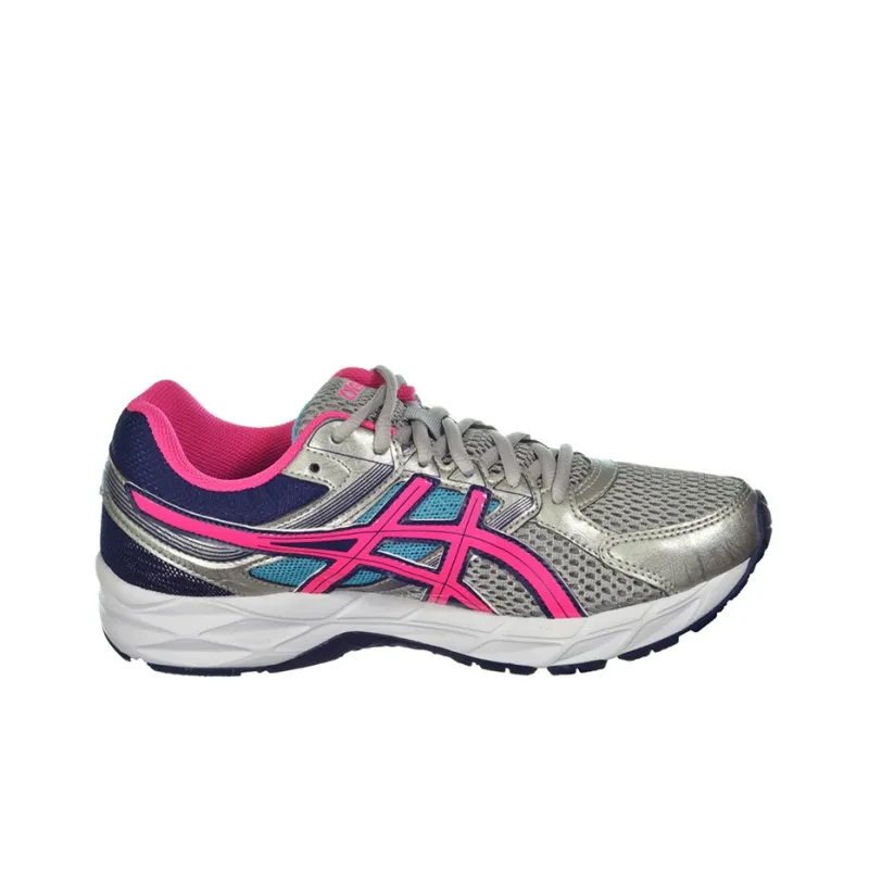Asics Gel-Contend 3 Running Shoes Women's Low-Top Silver Gray/Pink-1