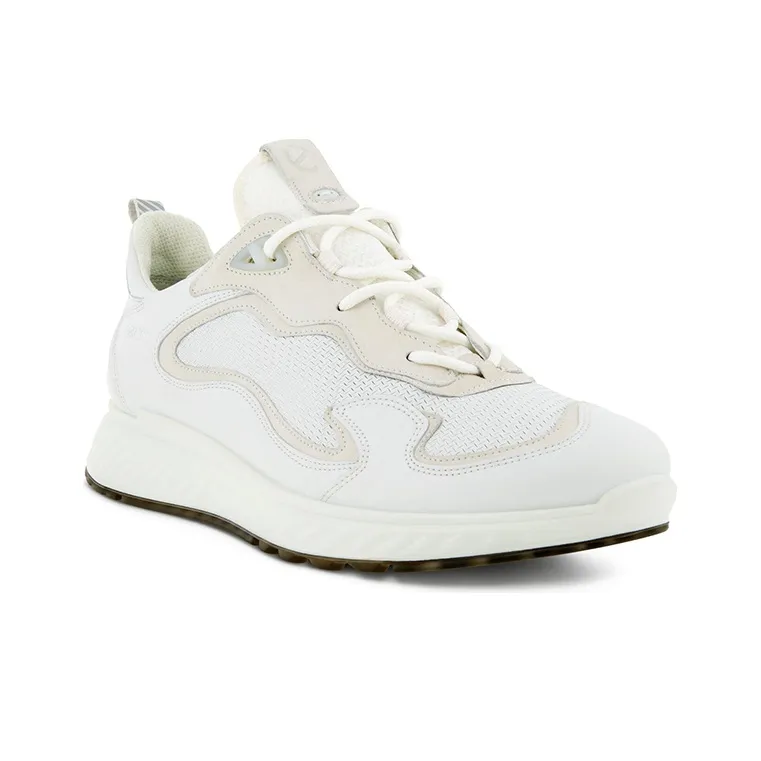 Ecco St.1 Low Top Casual Shoes Men's White-2