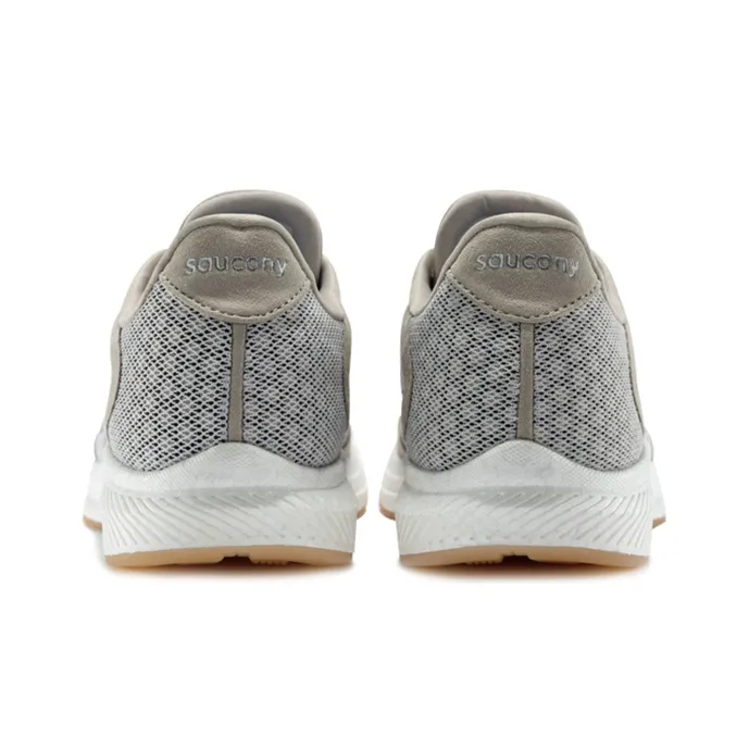 Saucony Freedom 4 Freely Cushioning Anti Slip Wear Resistant Breathability Low Top Running Shoes Men's Khaki Gray-3