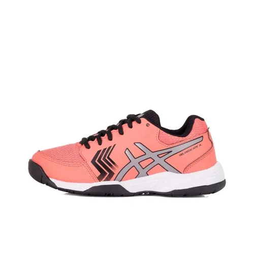 Asics Gel-Dedicate 5 Tennis Shoes Women's Low-Top Light Pink/Gray