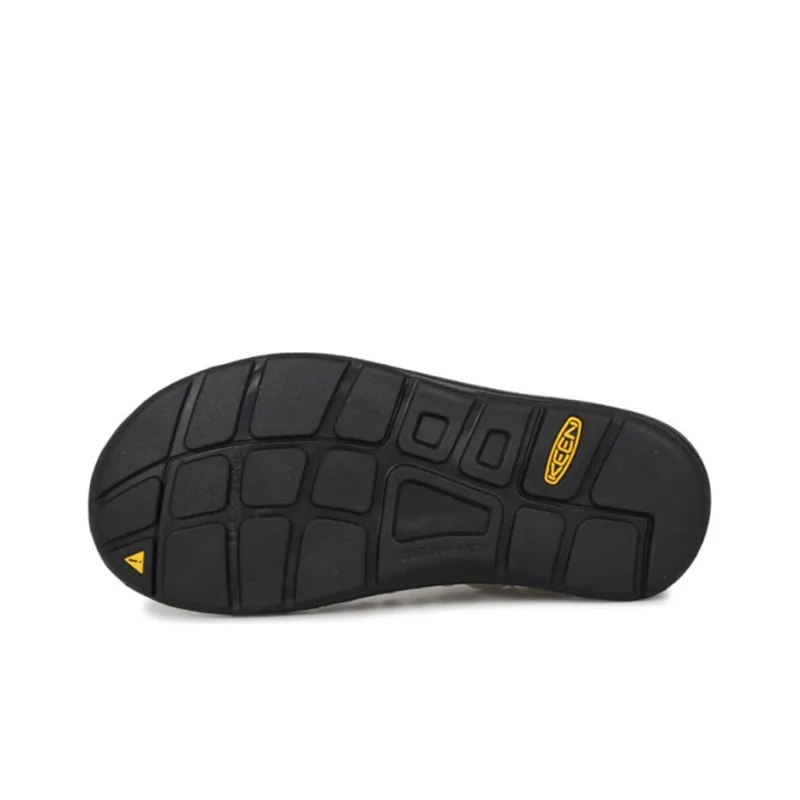 KEEN Uneek Slip Resistant River Trekking Shoes Women's Black White-4