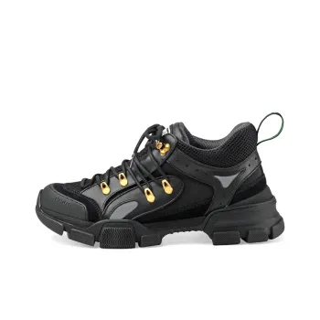GUCCI Flashtrek Sega Black Leather