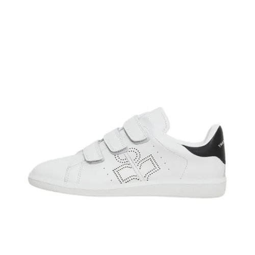 ISABEL MARANT Skateboard Shoes Women's Low-Top White/Black