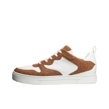 MICHAEL KORS Baxter Stylish Skateboarding Shoes Men's White Brown