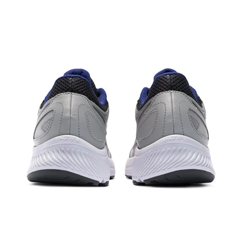 Saucony Cohesion 14 Cushioning Wear-Resistant Breathable Supportive Low-Top Casual Running Shoes Women's Gray Purple-3