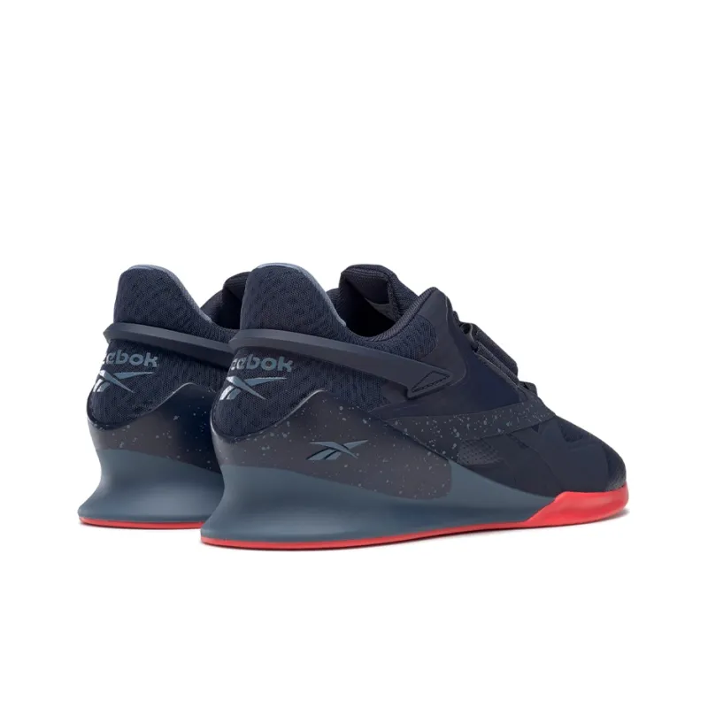 Reebok Legacy Lifter 2 'Vector Navy Neon Cherry'-3