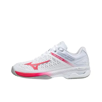 Mizuno Wave Exceed Tour 4 Wave Exceed Tour 4 Ac Wear-Resistant Low-Top Running Shoes Unisex White Red