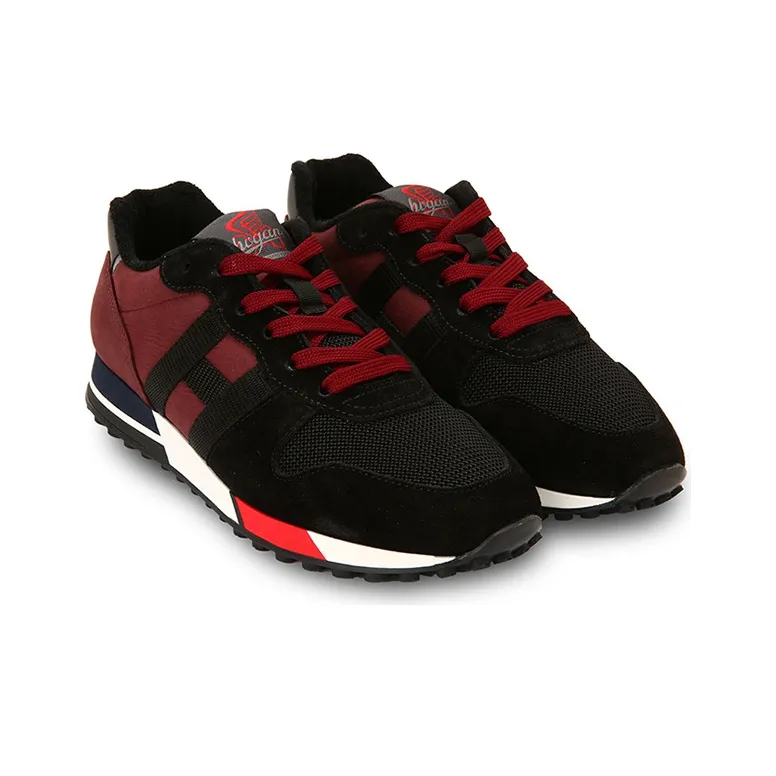 HOGAN H383 Anti-Slip Wear-Resistant Low-Top Casual Shoes Men's-1