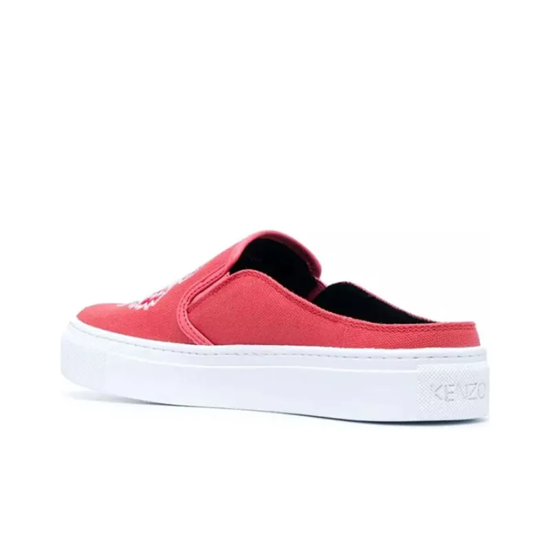 KENZO Stylish Skateboarding Shoes Women's Red-2