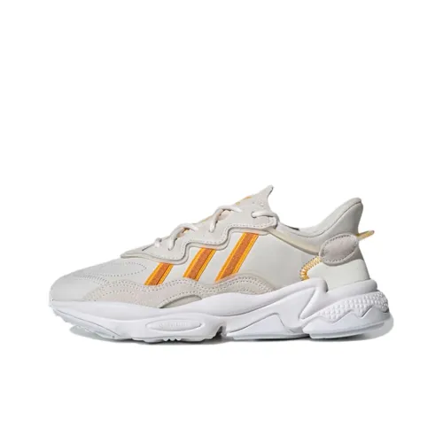 Adidas Originals Ozweego Series Running Shoes Women's Low-Top Gray/Orange