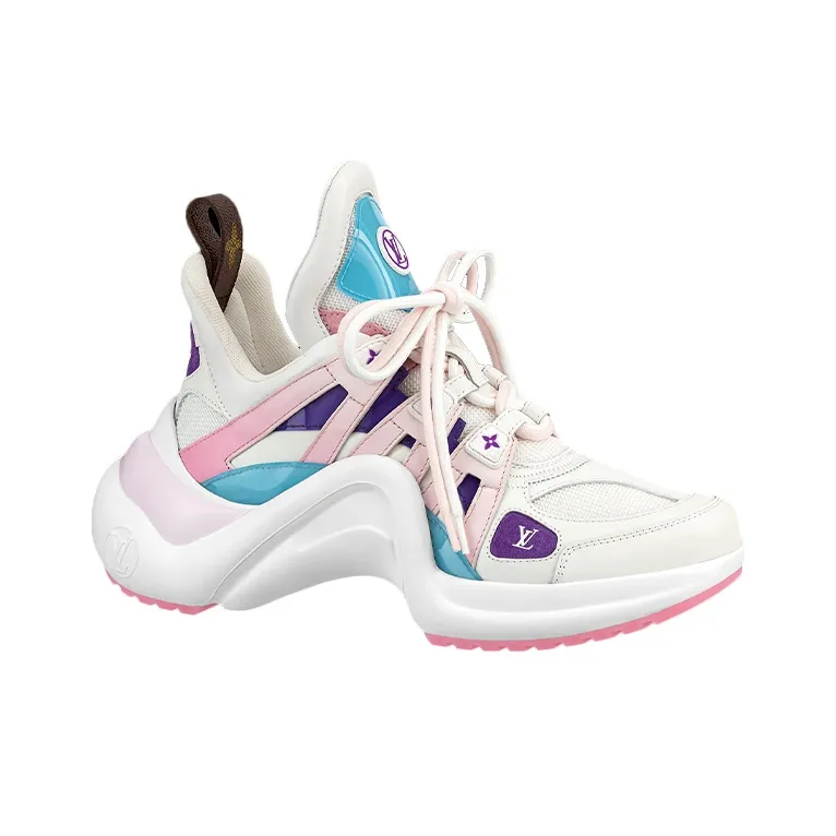 LOUIS VUITTON Archlight 1.0 Sneakers 'White Purple Pink' Women's-1