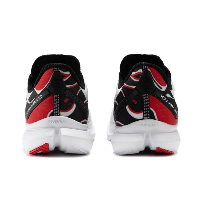 Saucony Kinvara 12 Running Shoes Women's Low-Top White/Red/Black-3