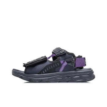 LiNing Beach Sandals Men's Black Gray